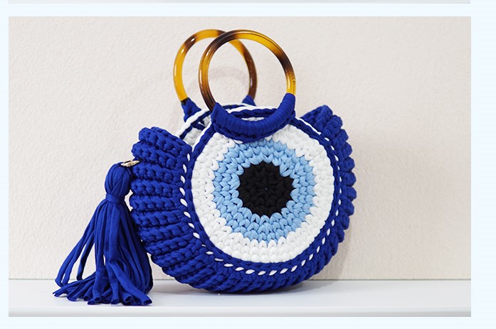 Handmade Wool Crocheted Bag