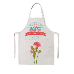 Adult Linen Apron With Pocket