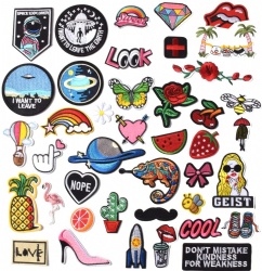 Clothing Woven Badges Patches